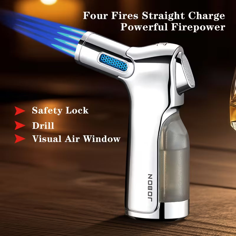 Four Flame Spray Gun Lighter
