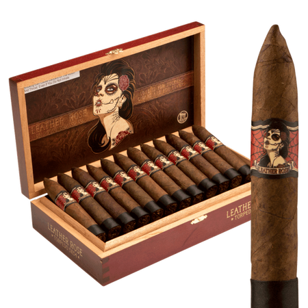 Single Deadwood Leather Rose Toredo Maduro 5x54